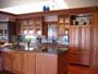 Custom home stone veneer fireplace  Frank lloyd wright inspired custom home plans by former taliesin fellow