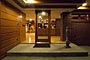 Custom home entry Frank lloyd wright inspired custom home plansby former taliesin fellow