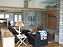 Custom home family room  Frank lloyd wright inspired custom home plans by former taliesin fellow